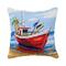 Orchidea Needlepoint Kit Cushion - Printed Canvas Fishing Boat